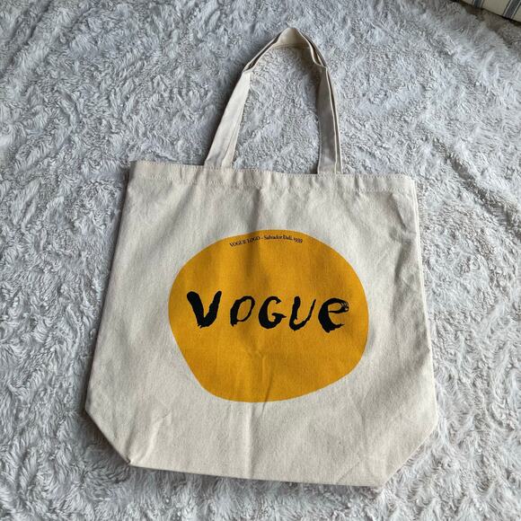 Vogue Magazine Salvador Dali limited edition art reusable canvas cotton tote bag - Picture 9 of 15